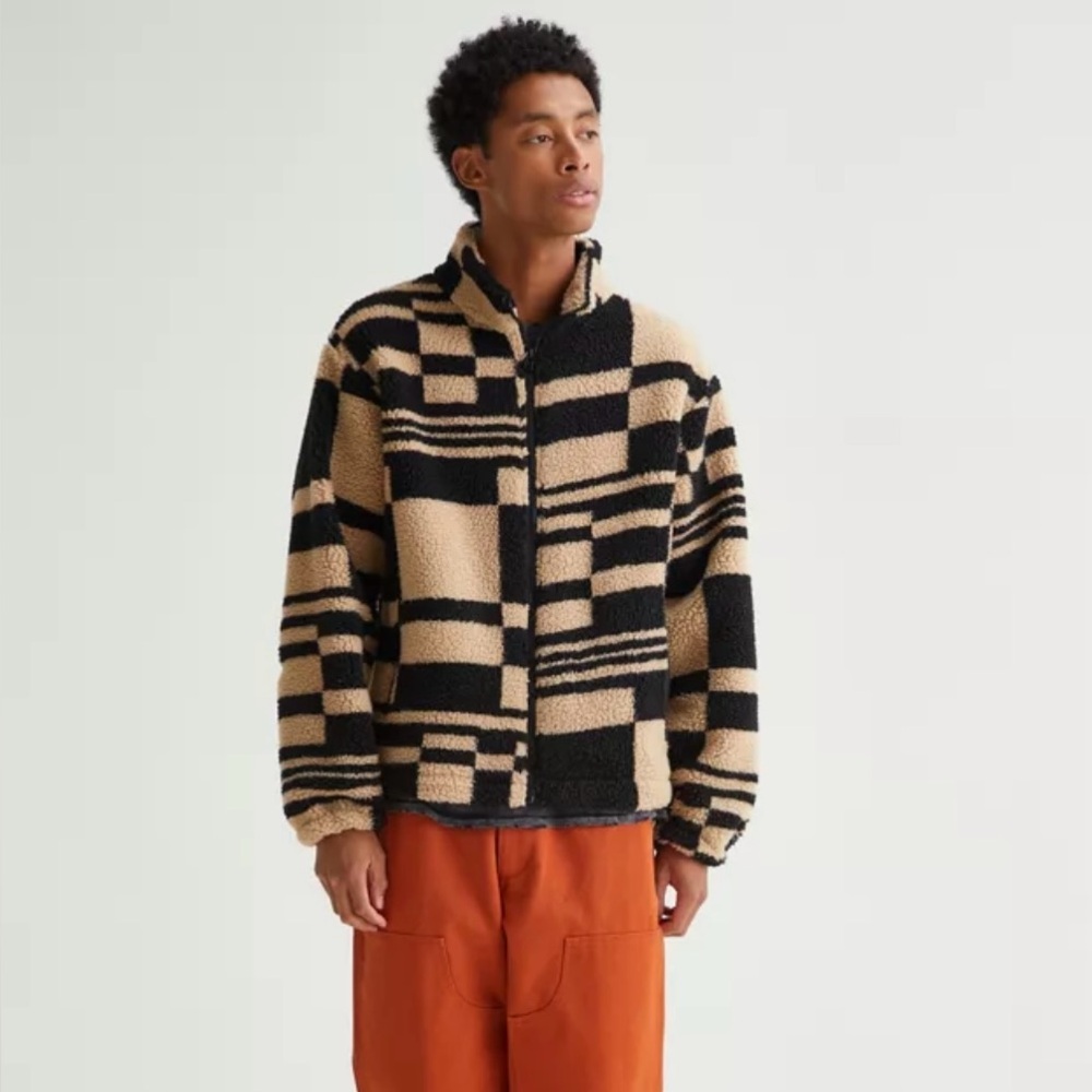 Urban Outfitters Sherpa Zip Jacket Size Small